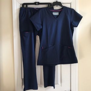COPY - Navy scrub set